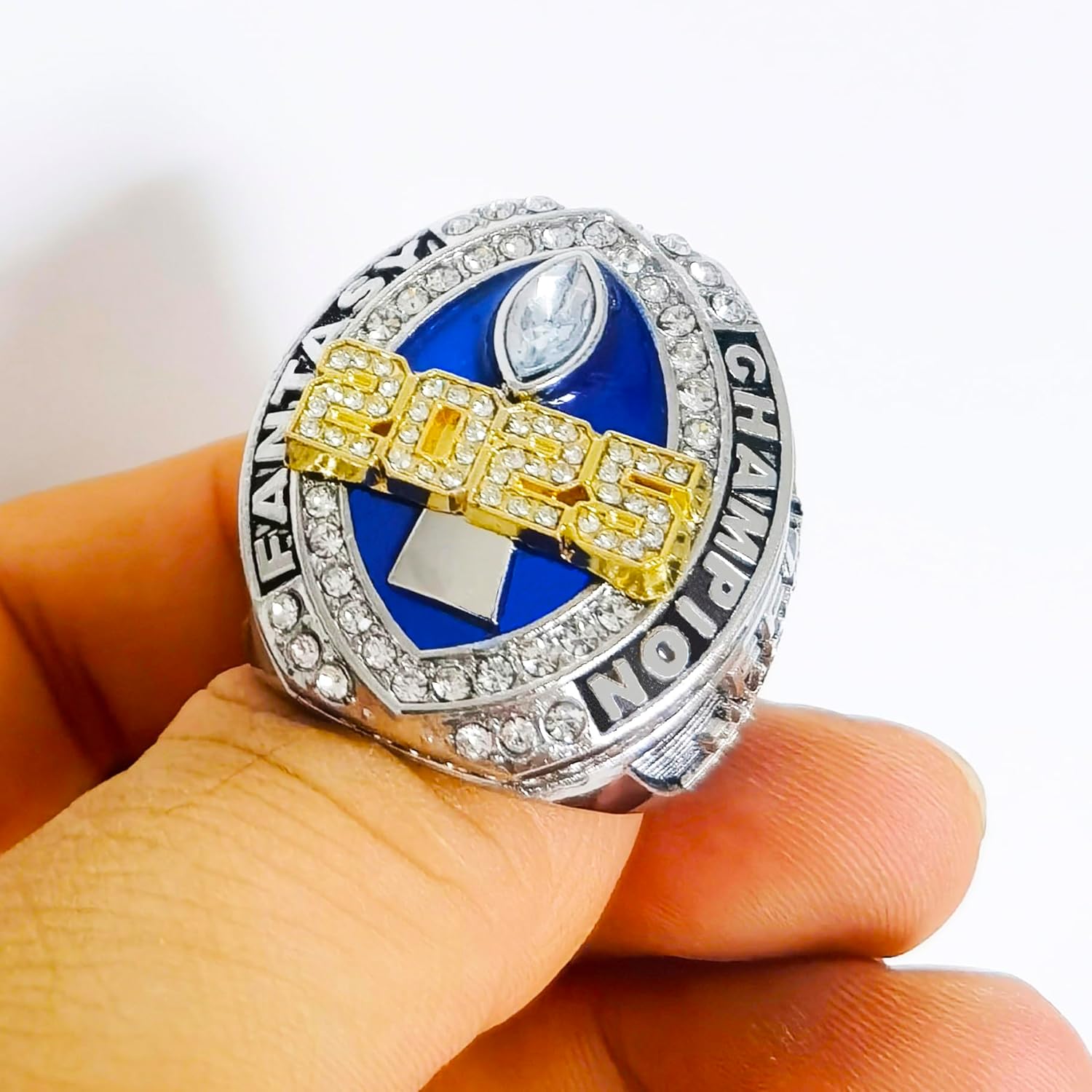 2025 Fantasy Football Championship Ring Award Prize Trophy Sports Winner FFL Champion Ring