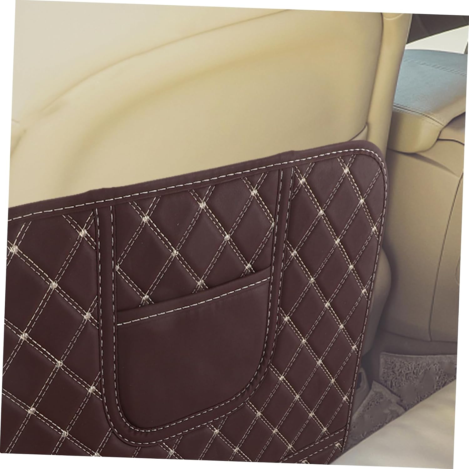Toddmomy Car Seat Kick Pad Back Seat Protector for Easy to Mat to Prevent Dirt and Abrasion Suitable for Boy Girl