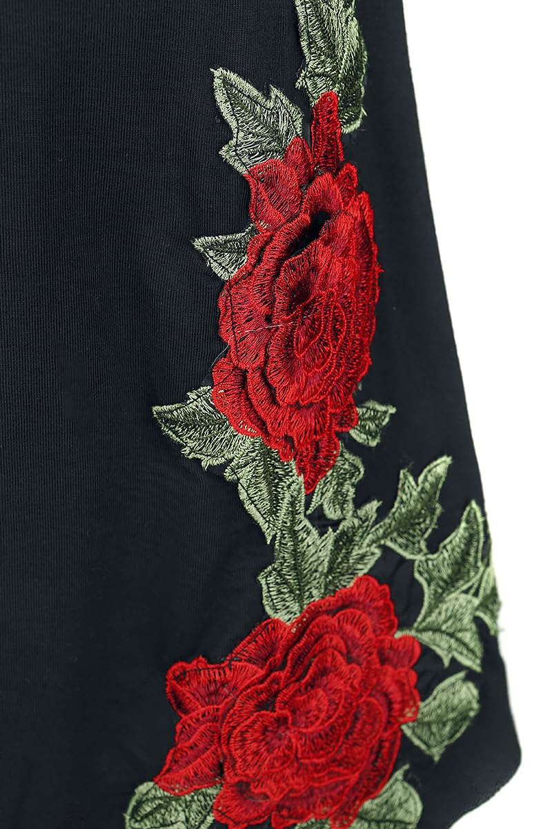 Innocent Love Rose Mujer Top Negro XXL, 95% Viscosa, 5% elastán, Regular