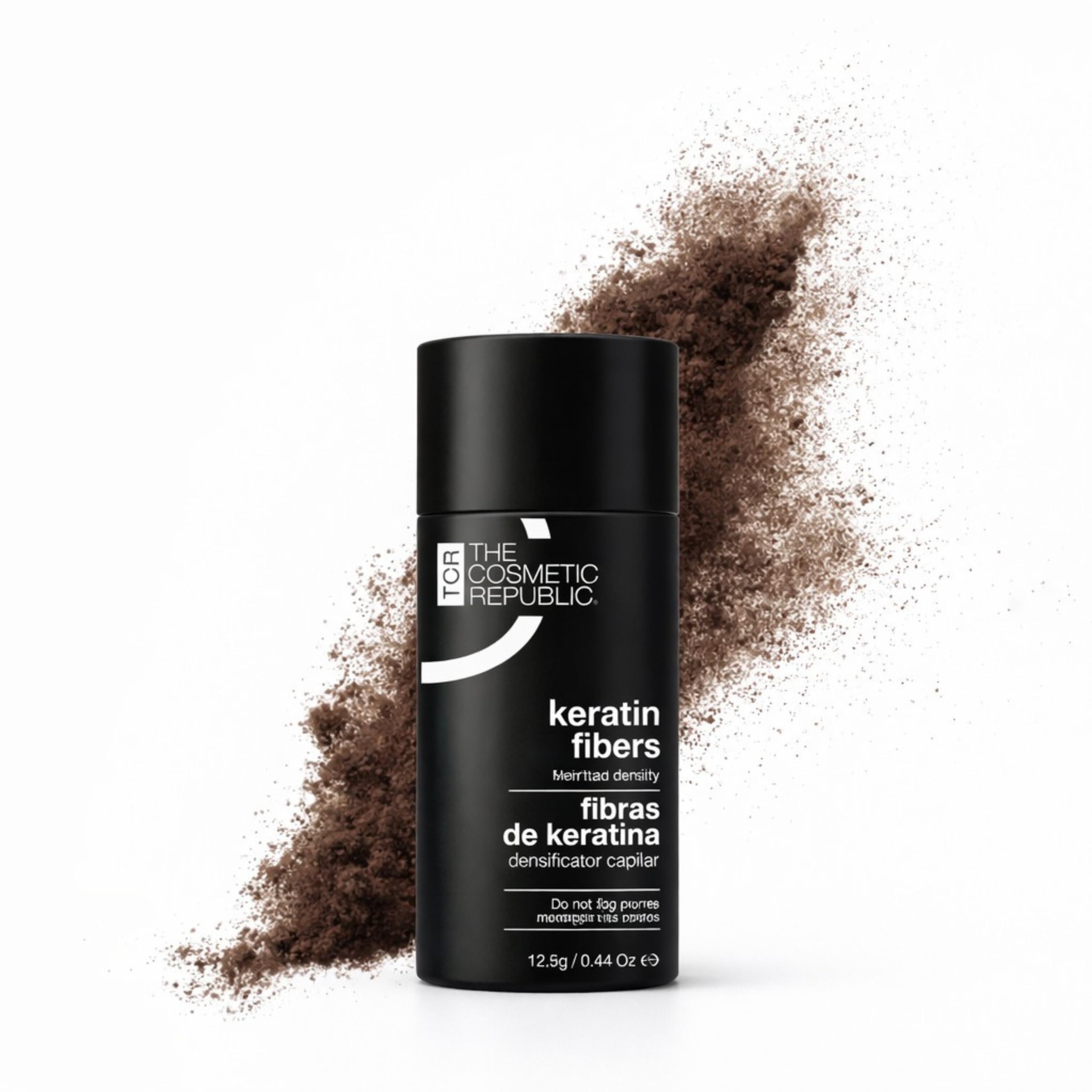 THE COSMETIC REPUBLIC - Fibras Capilares de Keratina - Retocador de Canas y Raíces de Larga Duración - Tapa Canas Mujer y Hombre - Retocador de Canas con Microfibras Capilares - 25gr, Rubio Oscuro
