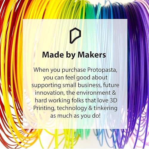 Miniatura 7 de Protopasta Filamento para Impresora 3D  Filamento PLA 1.75mm  PLA Brillante Azul Maravilla HT  Carrete de 500g