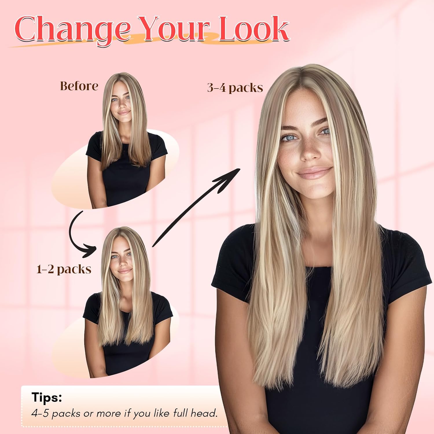 S-noilite U Tip Hair Extensions 100% Real Remy Human Hair Upgraded Micro Ring K Tip Extensions Pre Bonded Keratin Hair Extensions 50g/50 Stands 22 Inch Ash Blonde Highlighted Bleach Blonde