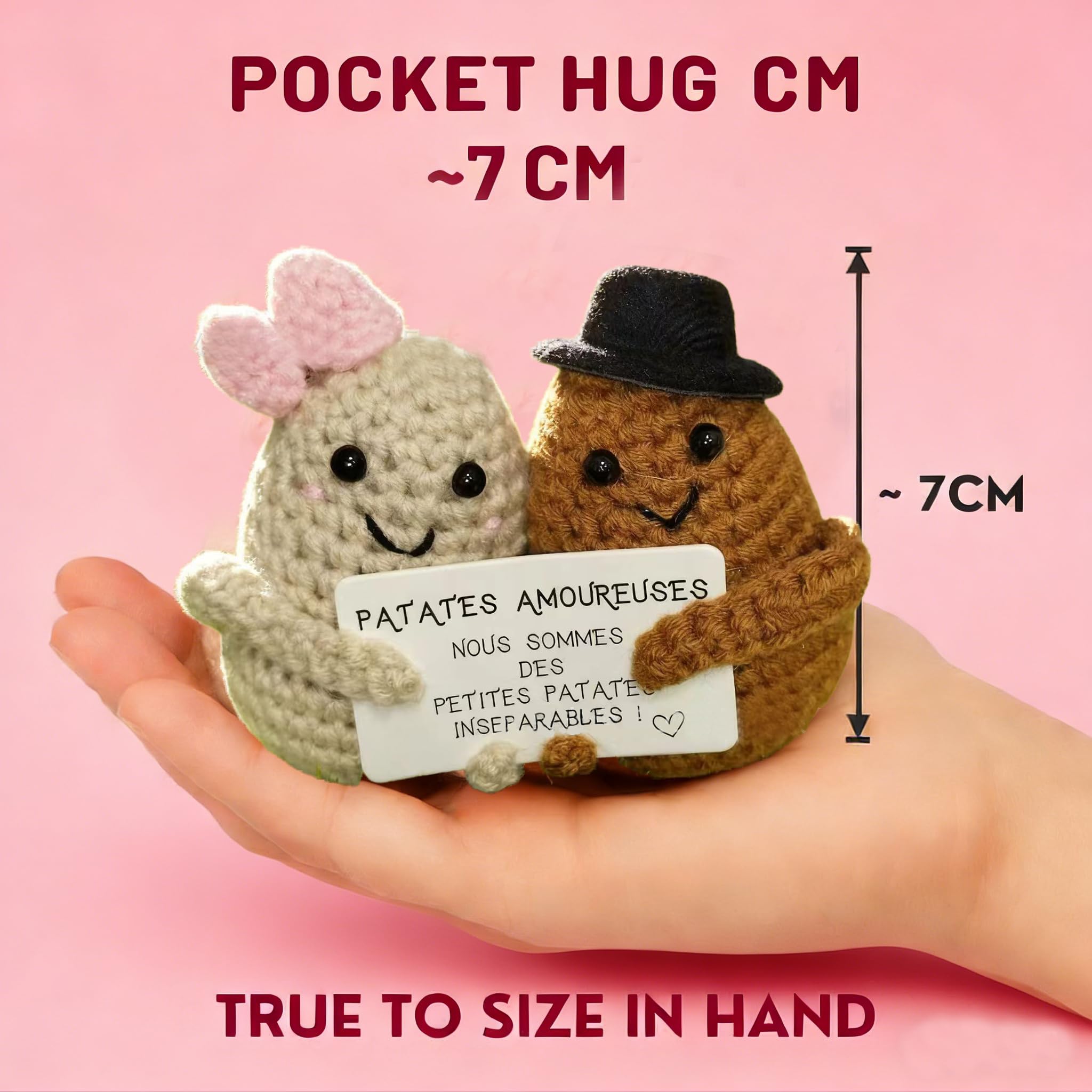 Posoto Love-Filled Couple Gift, Cranberry, 1 - Image 3