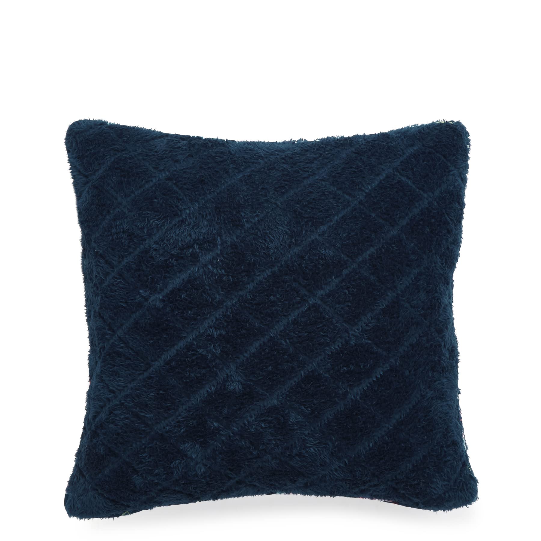 Vera Bradley Fleece Solid Throw Pillow Cover with Removeable Hypoallergenic Insert