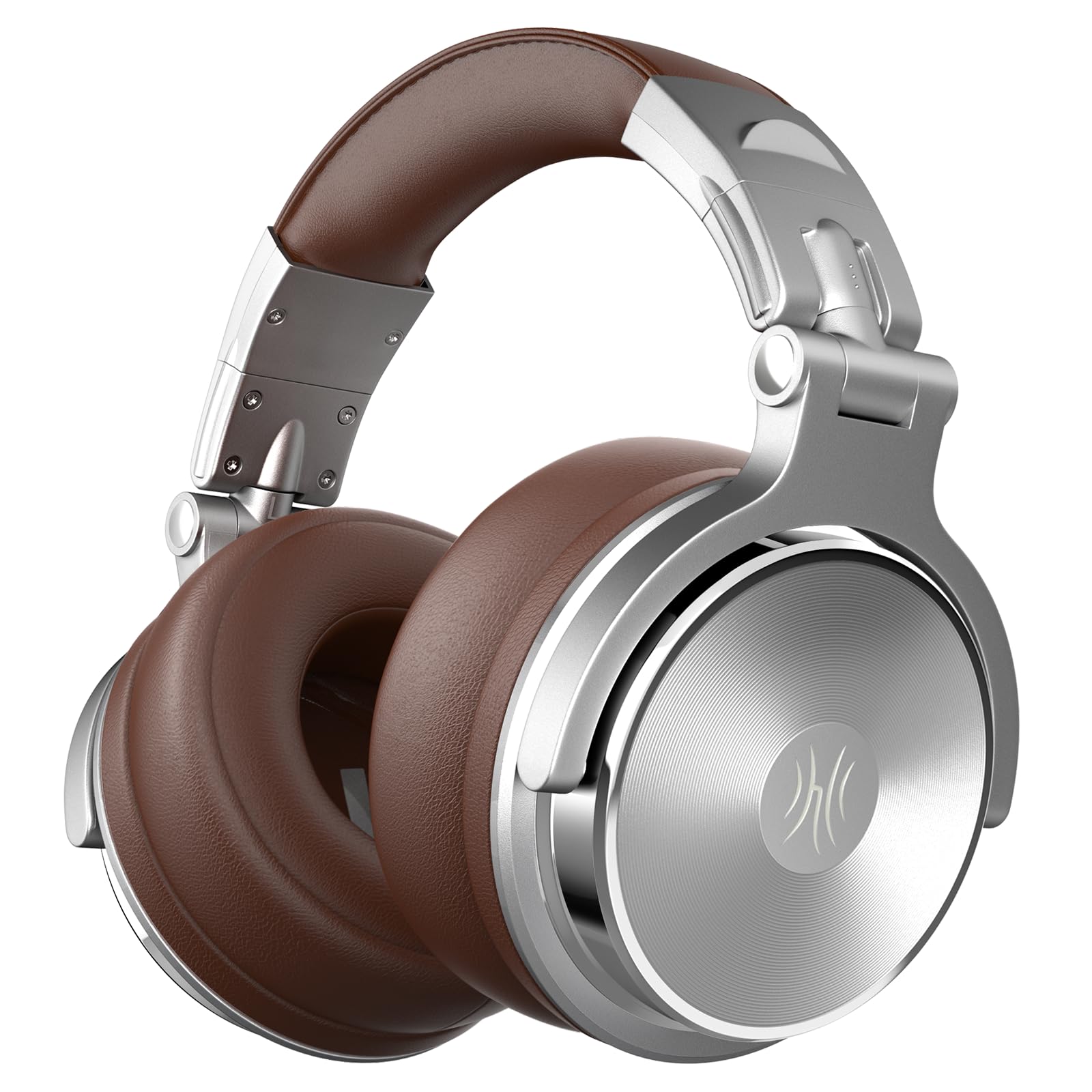 OneOdio Over Ear Headphones Studio Wired Bass Headsets with 50mm Driver, Foldable Lightweight Headphones with Shareport and Mic for DJ Monitoring Mixing Guitar PC TV with Microphone (Pro-30)