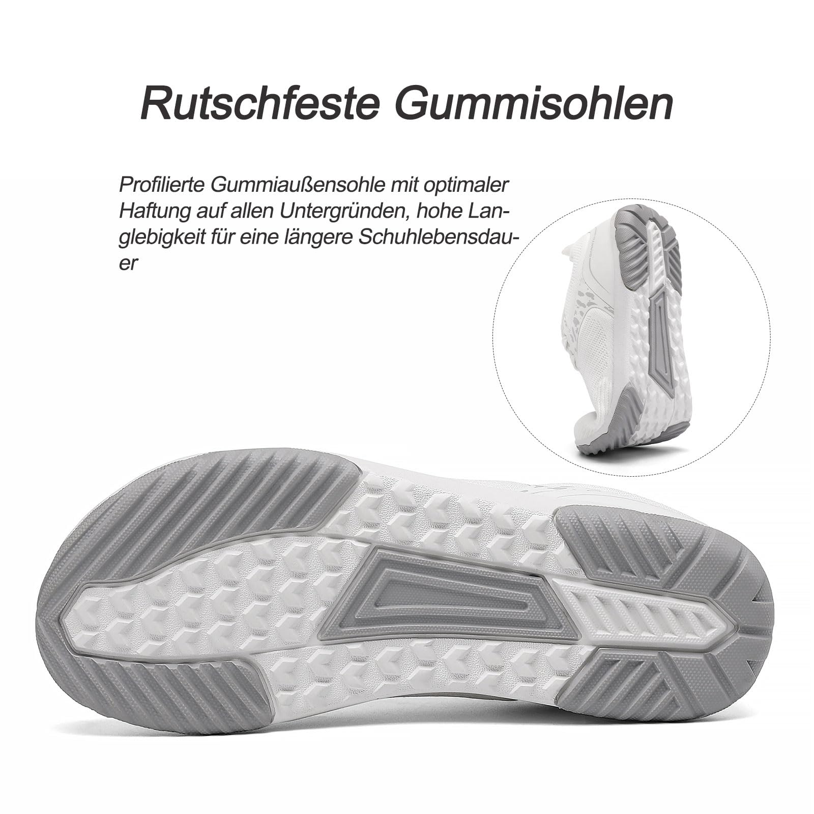DANNTO Damen Barfußschuhe Walking Schuhe Zero Drop Sneaker | Minimalistisches,Leicht,Rutschfest Gummisohle