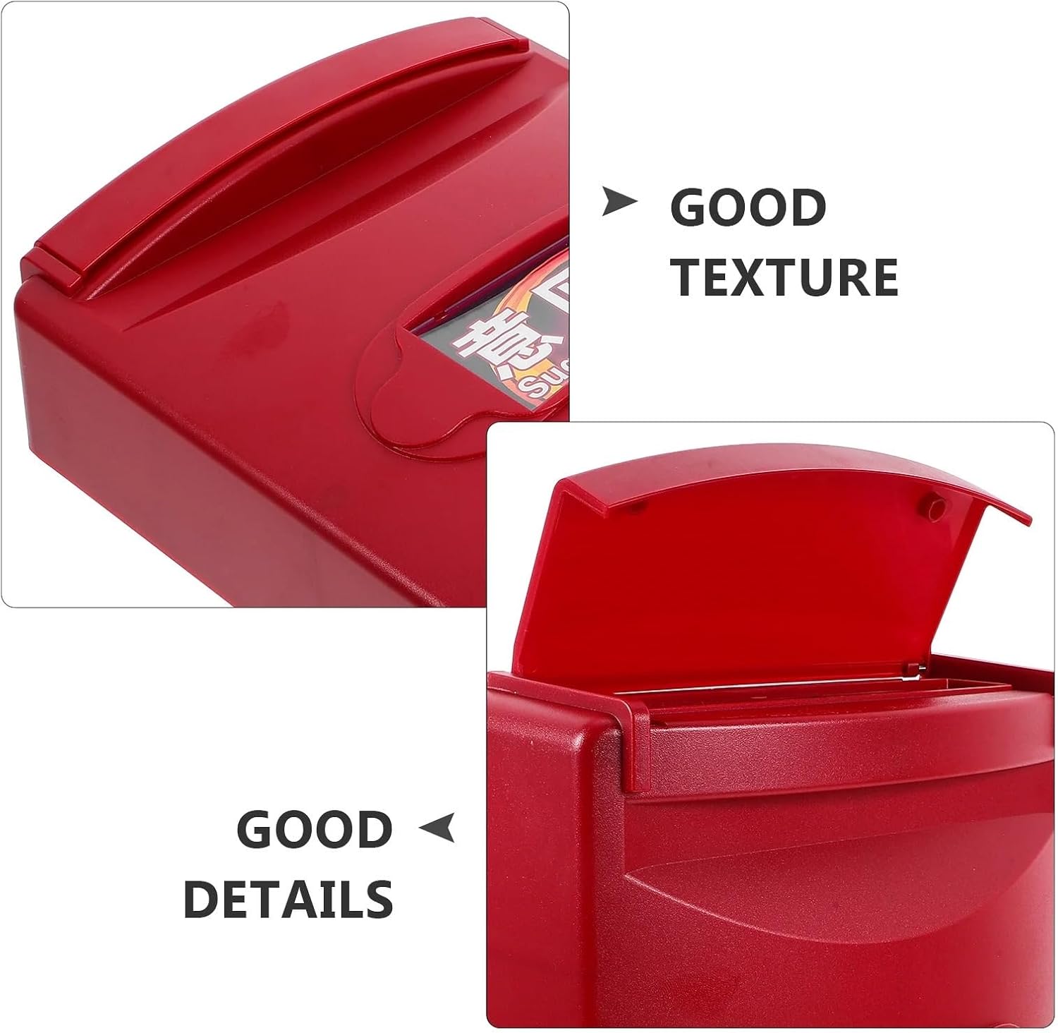 Wall Mount Mailbox Wall Hanging Mail Box Mailboxes for Outside Water Proof Security Mounted Lockable Heavy Duty Door