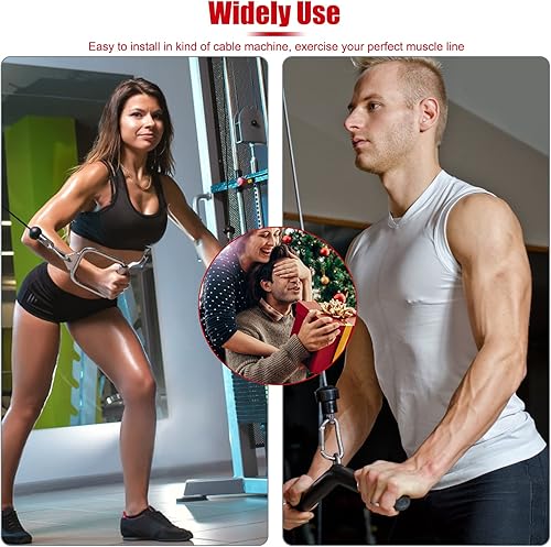 Miniatura 6 de Cable de polea de fitness de 196 pulgadas, repuesto ajustable para sistema de poleas, accesorios de máquina de cuerda de fitness de alta resistencia