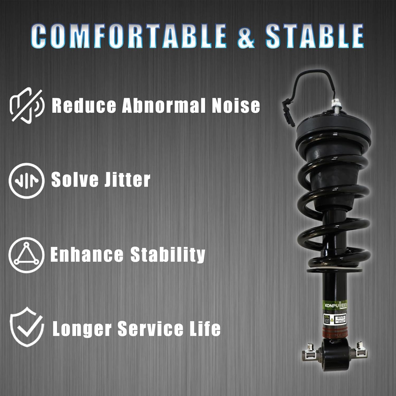 84176631 2Pcs Front Shock Absorbers Strut Assembly Assys .Compatible with Cadillac Escalade Chevrolet Tahoe Silverado Suburban GMC Sierra 1500 Yukon XL.Replacement OE for 580-1108 84977478