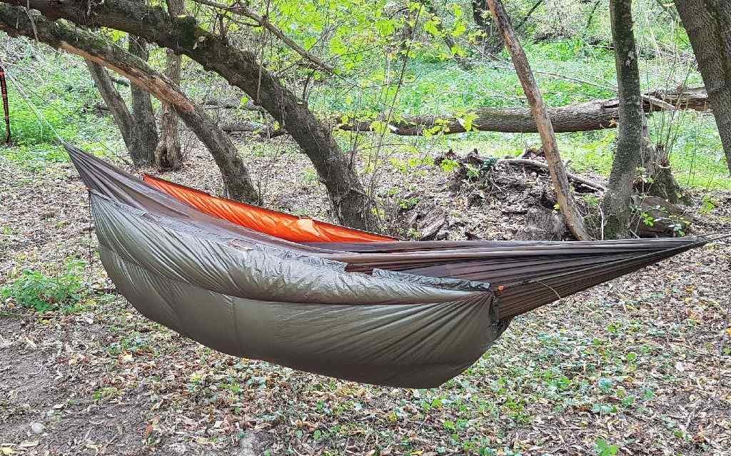 Bushmen Glow -2 Underquilt z recyklingowanego puchu do hamaka outdoorowego