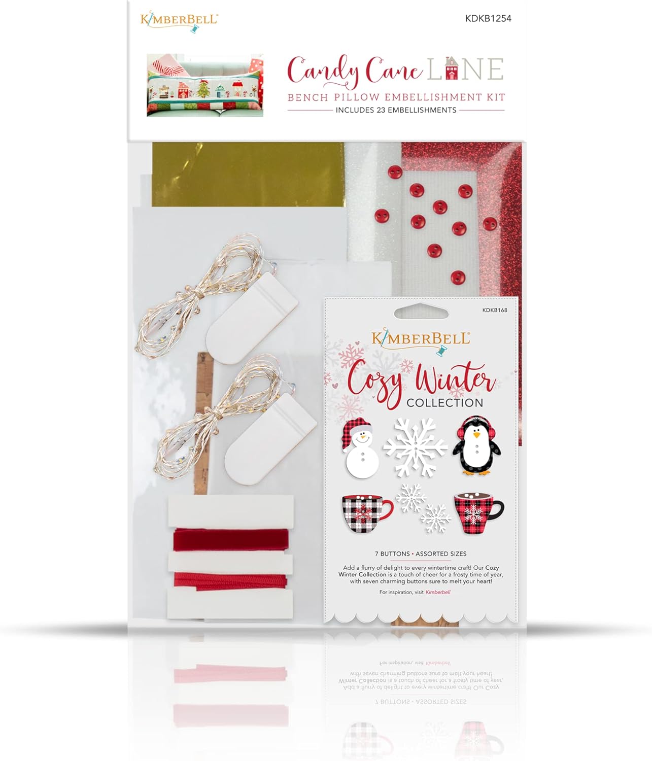 Kimberbell Embellishment Kit Candy Cane Lane(23 Pcs