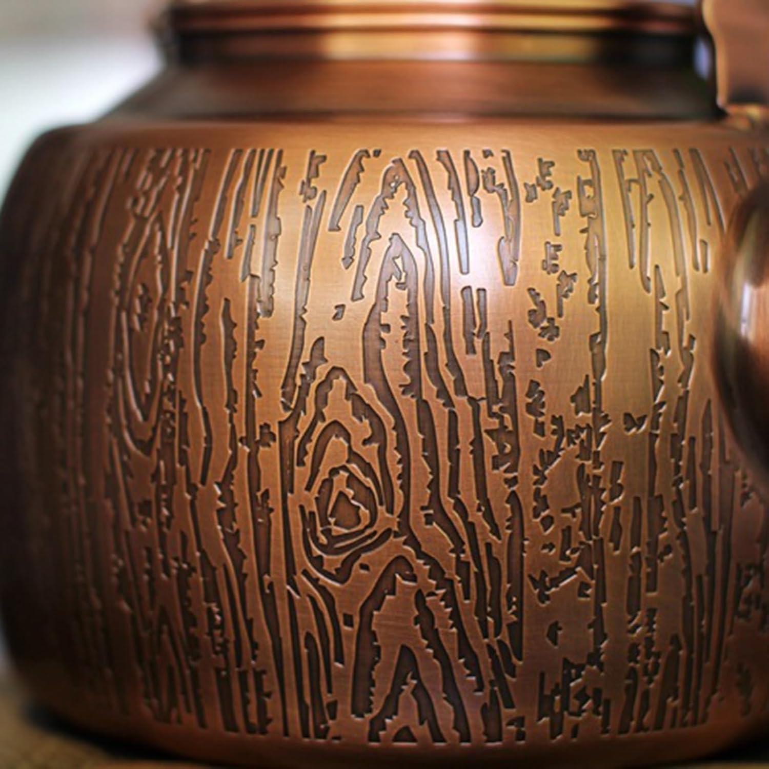 Hervidor de Cobre 2L, Tetera Artesanal para Hervir Agua, Té y Café