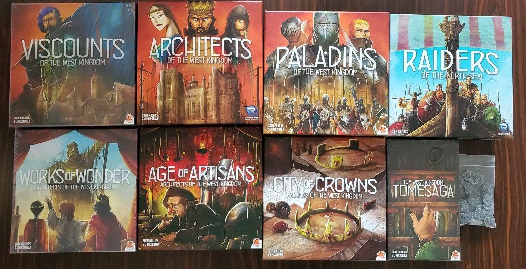 Amazon | West Kingdom board game set of 8 coins | ボードゲーム 