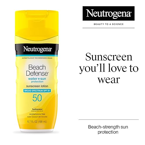 Miniatura 2 de Neutrogena Loción de protección solar Beach Defense SPF 50, protector solar facial y corporal, cumple con la Ley 104 de Hawaii Reef Act 104, sin