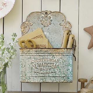 12 Bathroom Shelves Decor Ideas for Simple Stylish Displays 96 Hanging Wall Storage Baskets, Metal Hanging Baskets for Mail, Files, Boo...