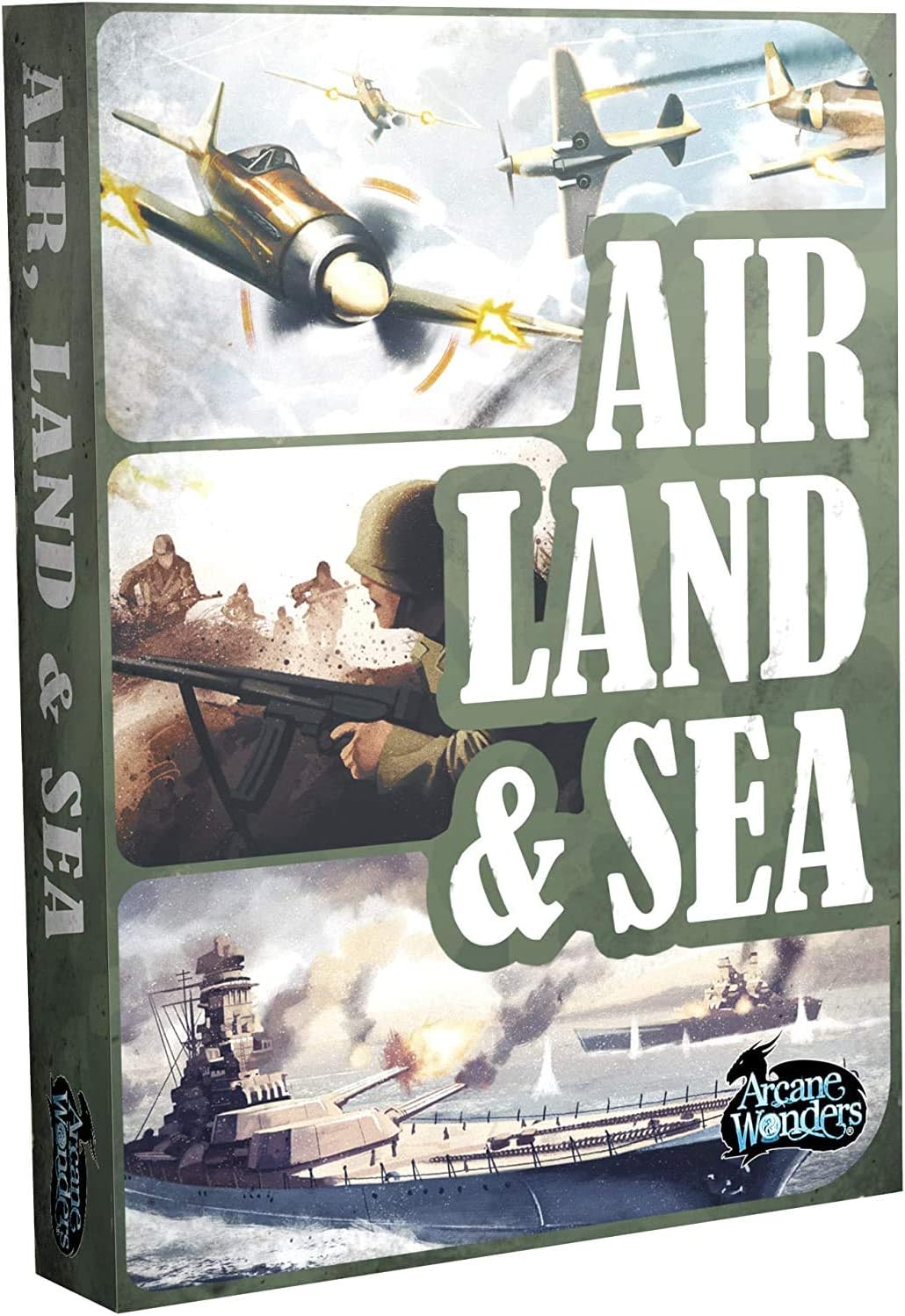 Juego De Cartas Air, Land & Sea: Revised Edition - Para 2 Jugadores, Partidas De 20 Min, Edad 14+