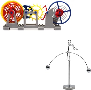 MagicTech 3D Printing Making Tourbillon Escapement Structure Clock Imitation Movement Model & Steel Balance Toy JY09-PH01