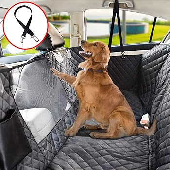 CIYYFVA Hund Autositzbezug Wasserdicht - Rückbank Schutz Mit Seitenteilen