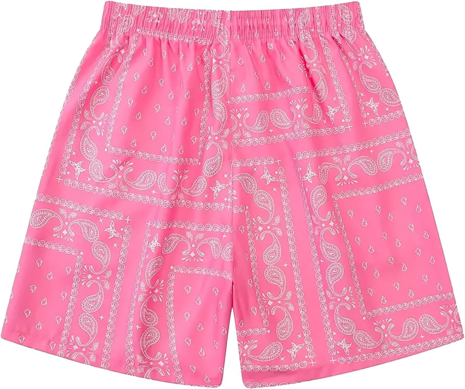 MECH-ENG Mens Paisley Shorts Workout Boxing Running Shorts Bandana Boho Lightweight Drawstring - Image 2