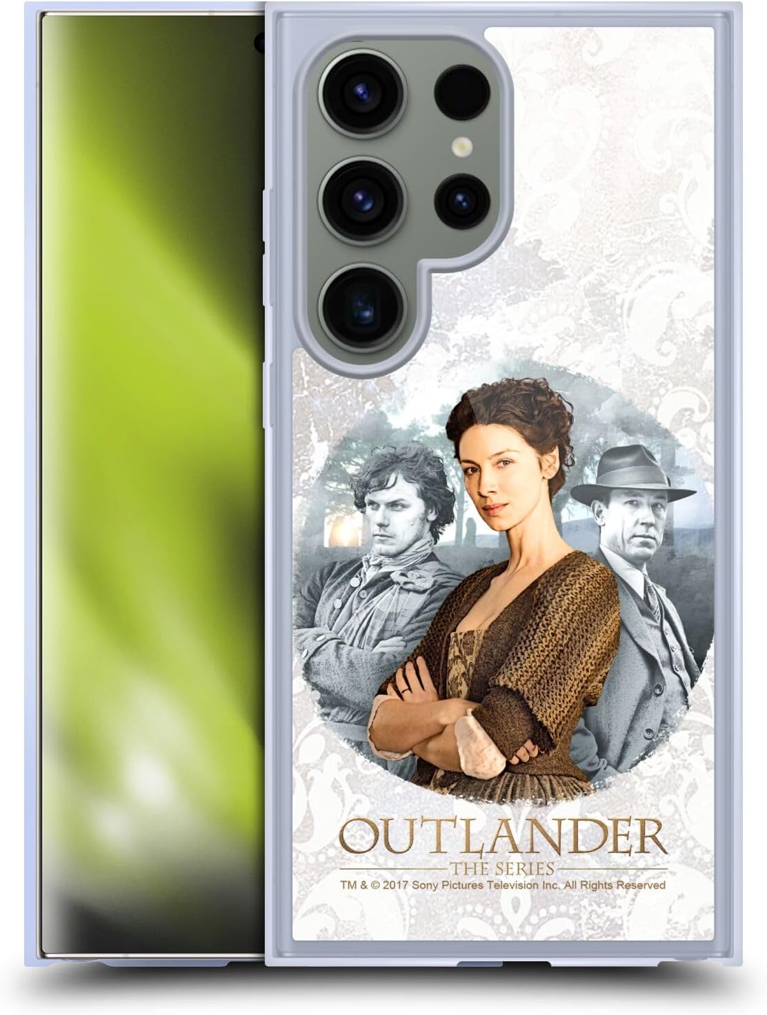 Head Case Designs Officially Licensed Outlander Jamie Portraits Gel Case [Military Grade Protection] Compatible with Samsung Galaxy S24 Ultra 5G and Compatible with MagSafe