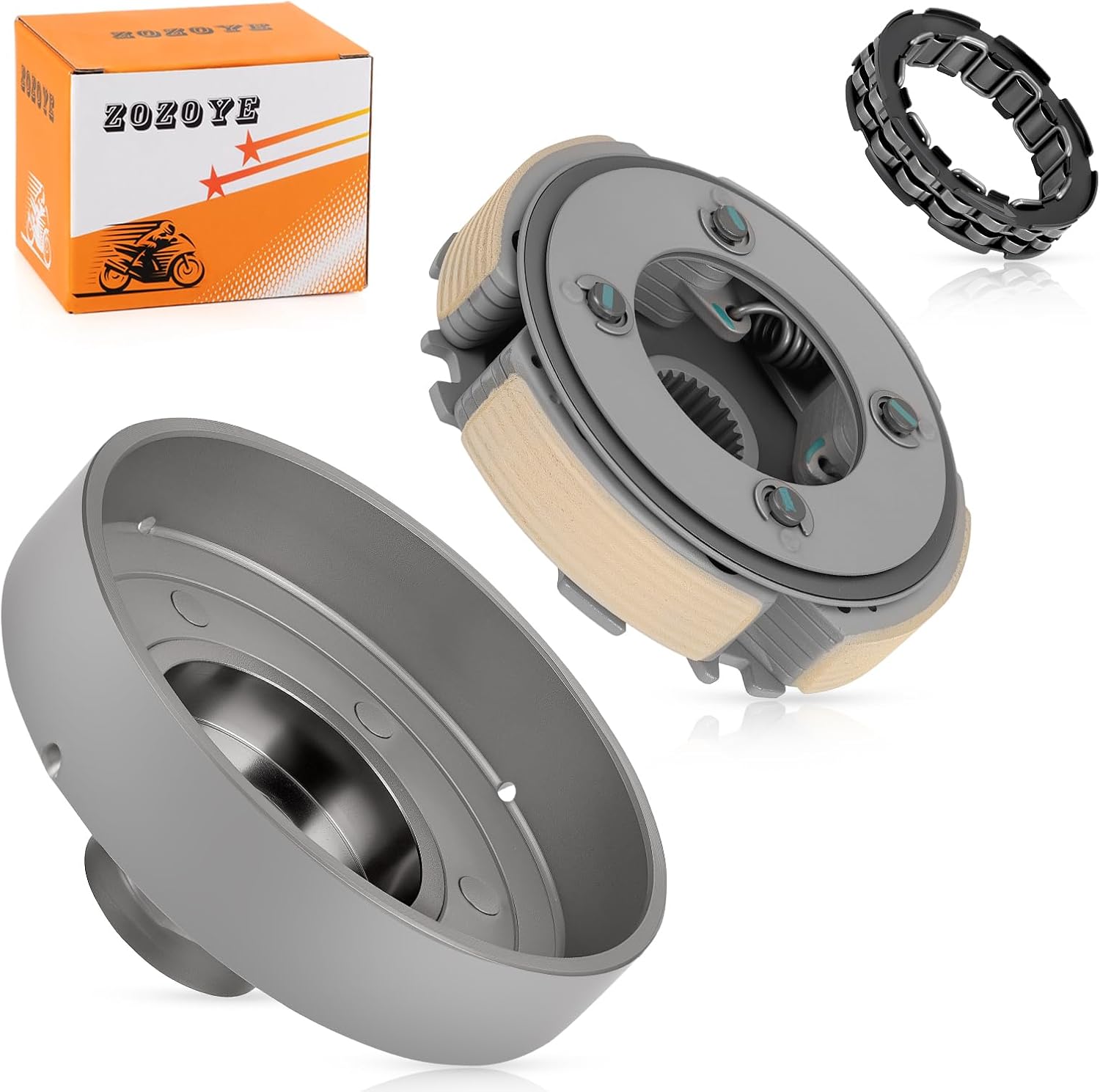 Wet Clutch Centrifugal Carrier + Out Clutch Housing W/Bearing For Honda Rancher 350 TRX350FE/FM/TE/TM 2000-2006