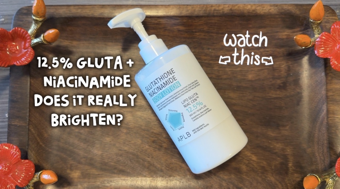 Watch APLB Glutathione Niacinamide Body Lotion Review on Amazon Live