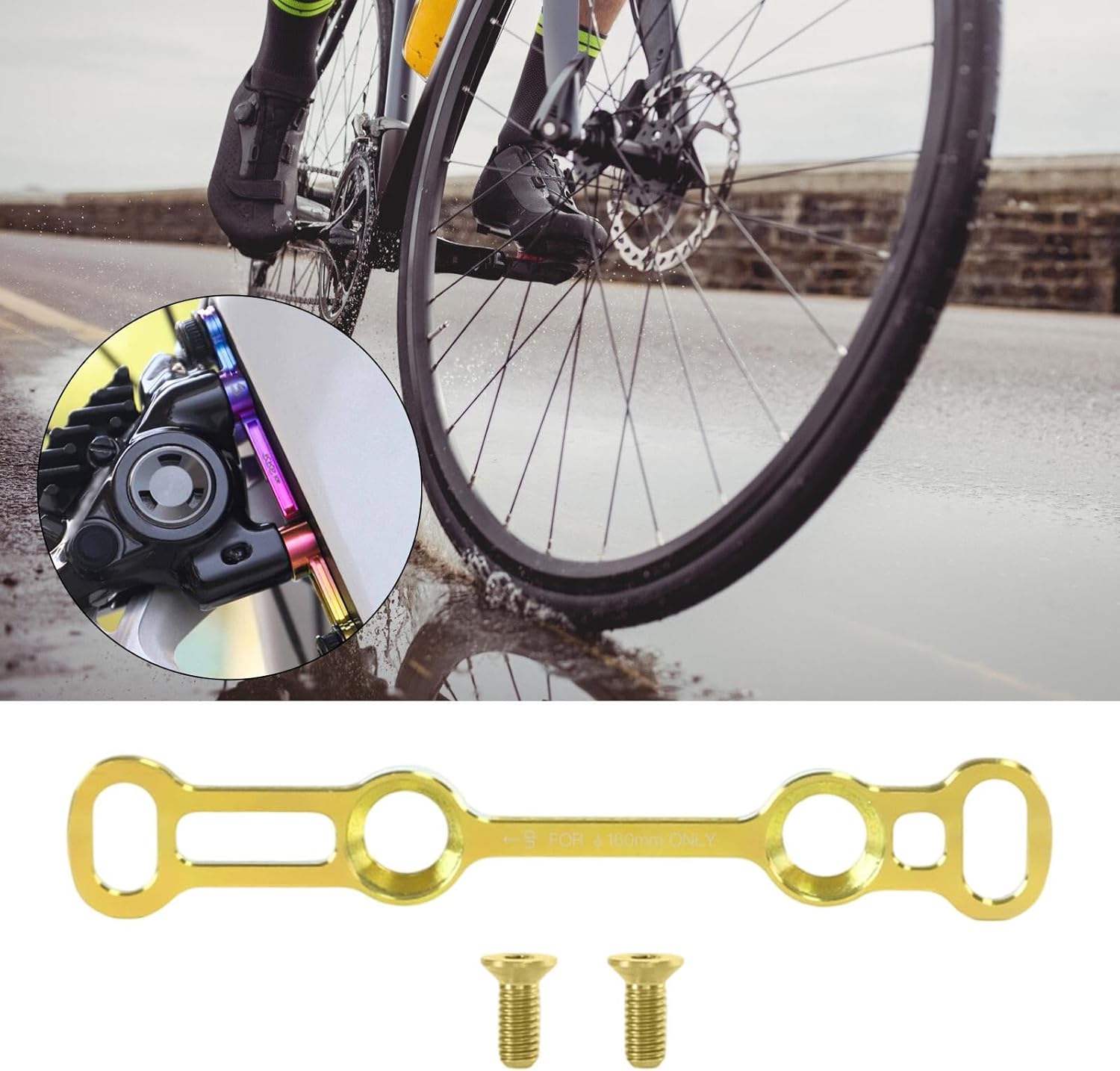 Road Bike Disc Brake Adapter,Converter,Disc Brake Caliper Mount Adapter,Mounting Bracket for Road Bicycle