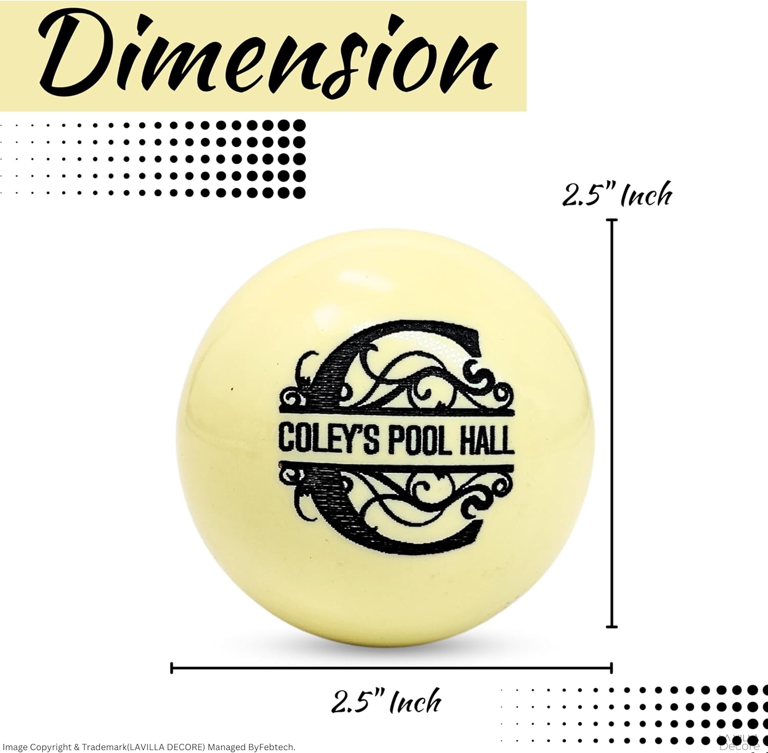 Customizable Pool Balls with Your Own Text or Logo - Enhance Your Pool Hall's Branding or Create a One-of-a-Kind Gift