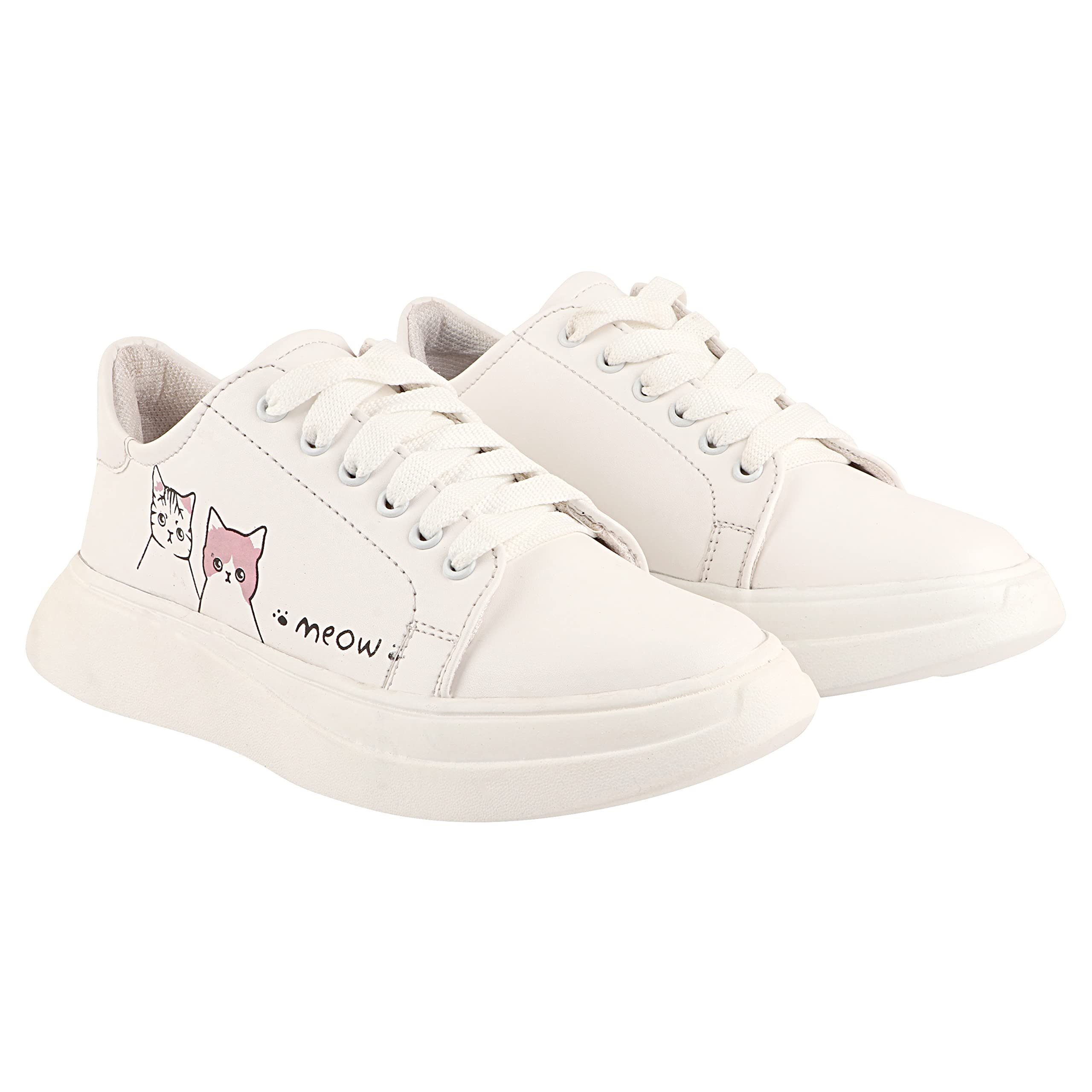 Shoetopia White Sneakers for Girls-EU41 (B09JSL1K34) Amazon Price History, Amazon Price Tracker