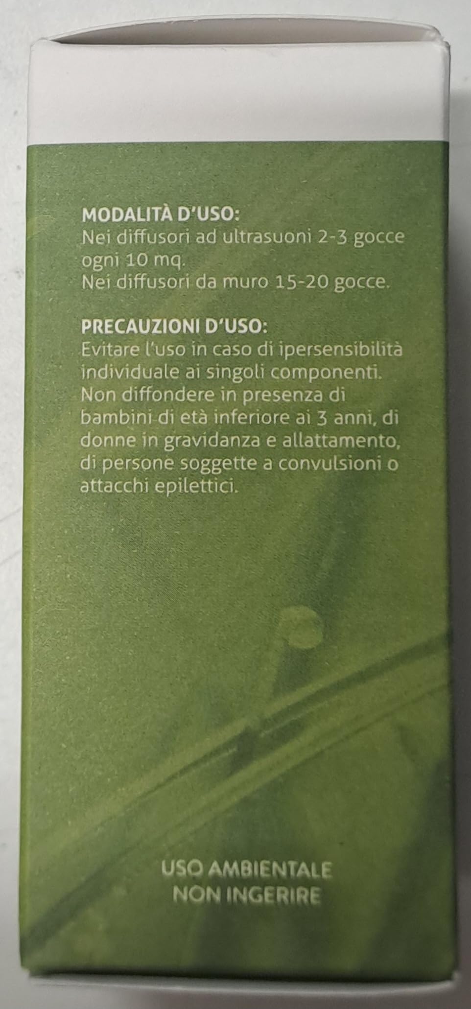 Purae Volavia Sinergia Antizanzare MAXI 30ml: Oli Essenziali Di Citronella E Menta Per Ambienti