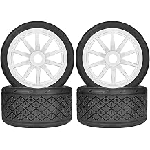 1/7 1/8 On Road Tire Set On Road Tire Tyre 17mm Wheel Rims for Arrma 1/7 Infraction Felony FS Racing Model GT RC Car Upgrade On Road Tyre 4Pcs One Set