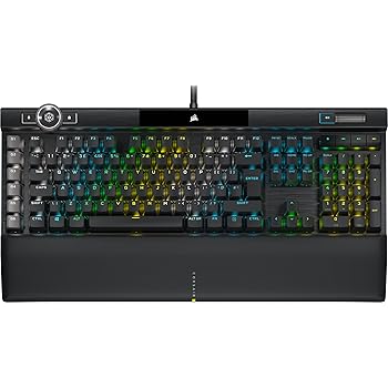 Corsair K100 RGB Optical-Mechanical Wired Gaming Keyboard Black