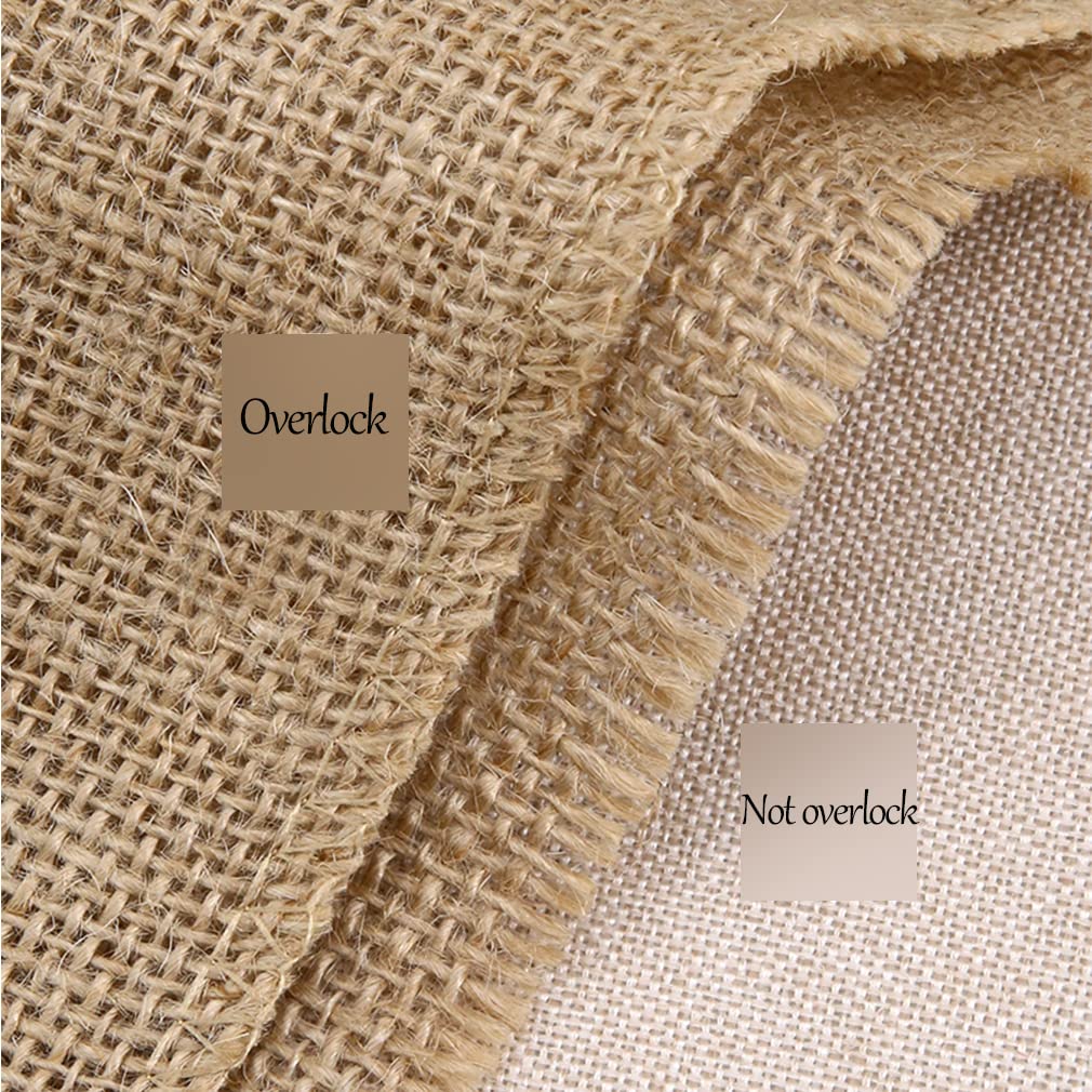 Band Sackleinen DIY Handwerk Jute-Wickelstreifen Juteband Leinen 10 Meter Lang Jute Dekoband Deko-Band Juteband Vintage Geschenkband für Nähen Basteln, Hochzeit (30cm)