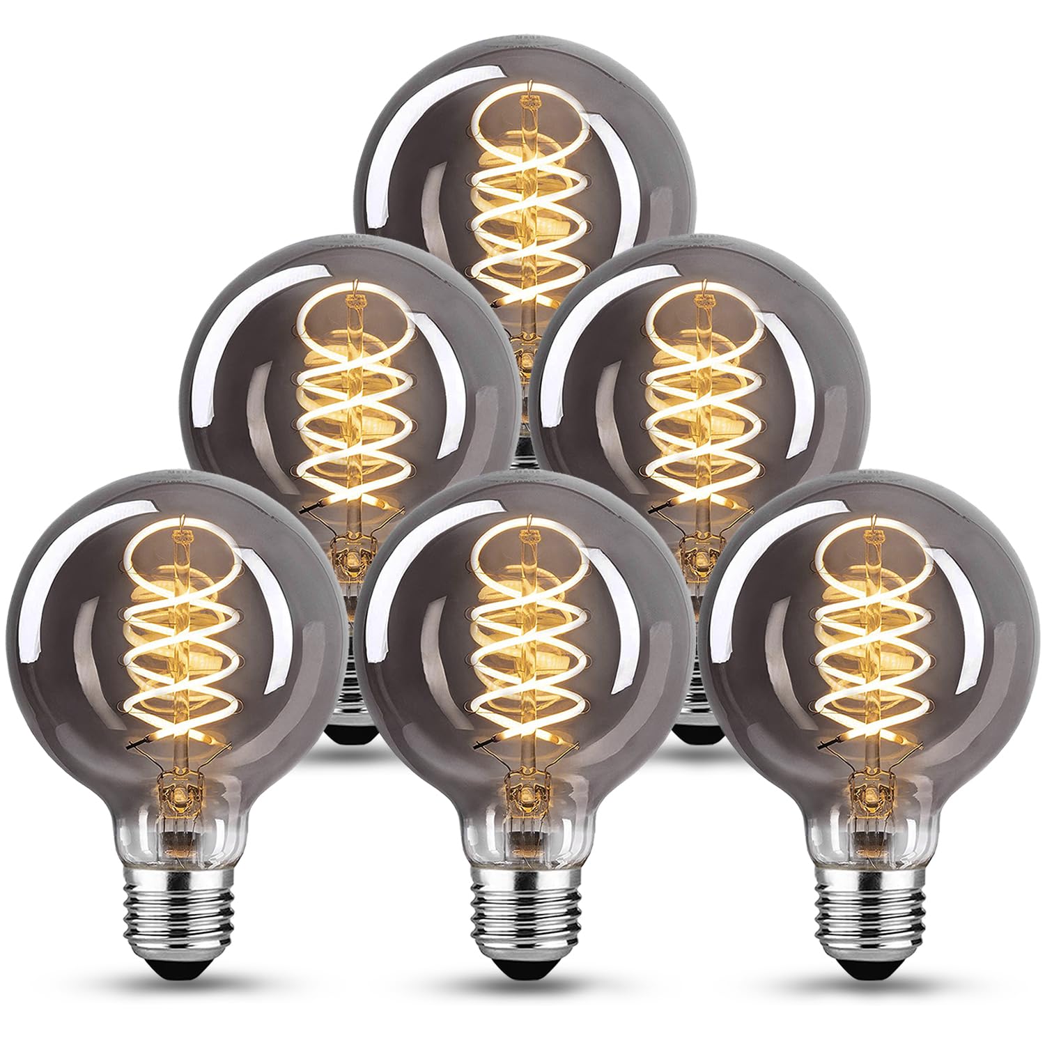 Lampadina Edison Vintage E27 LED Dimmerabile 4 W Retro Lampada LED Bianco Caldo 2700K, Ideale per la nostalgia e l'illuminazione retrò in casa Café Bar