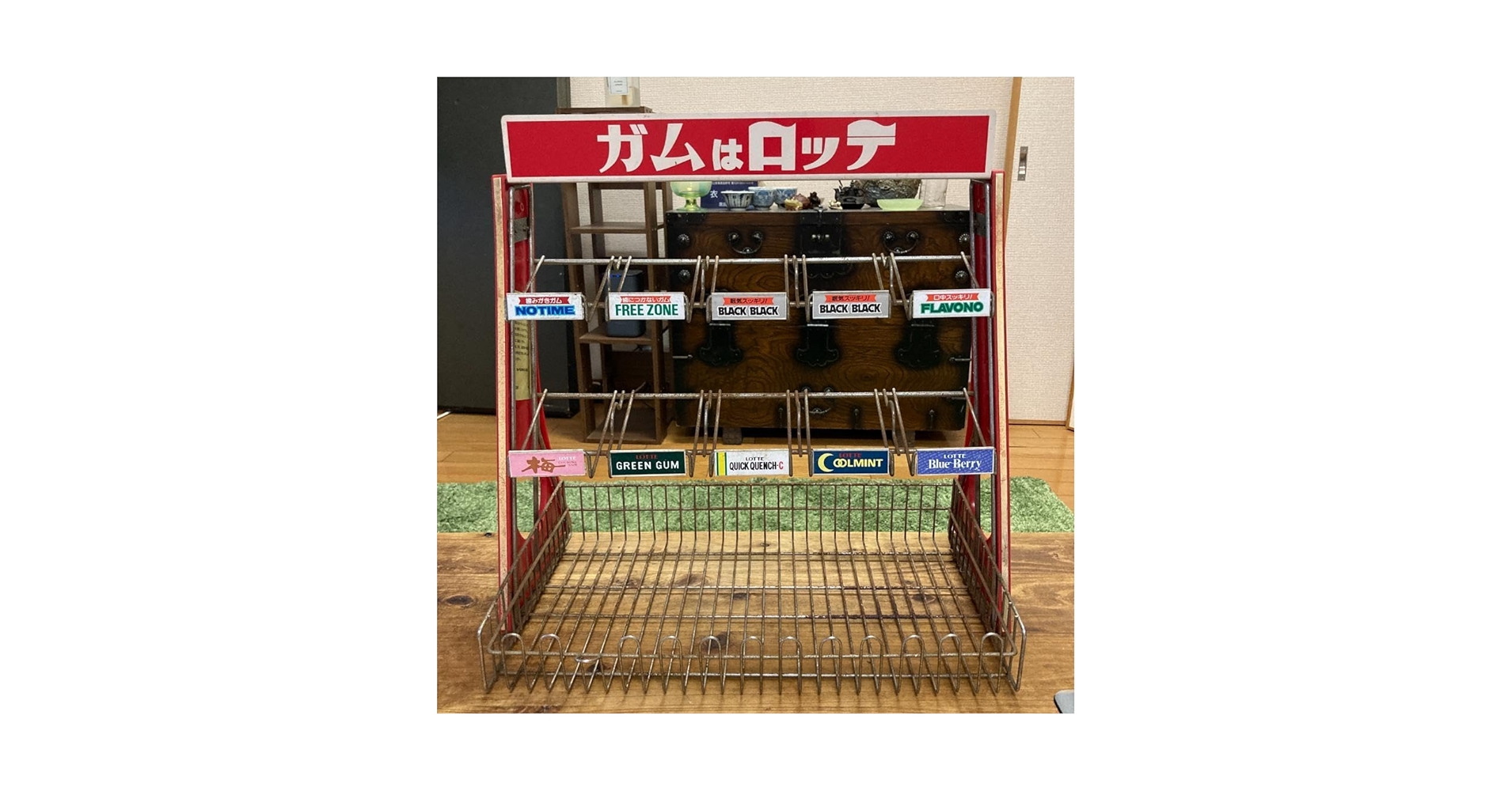 Amazon.co.jp: 当時物 ガム 陳列棚 什器 レトロ ディスプレイ