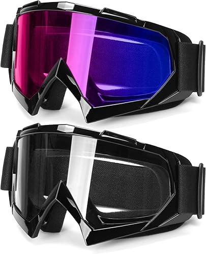 Miniatura 5 de DOT - Casco de motocross todoterreno para motocross, gafas JAGASOL Dirt Dike, gafas de esquí