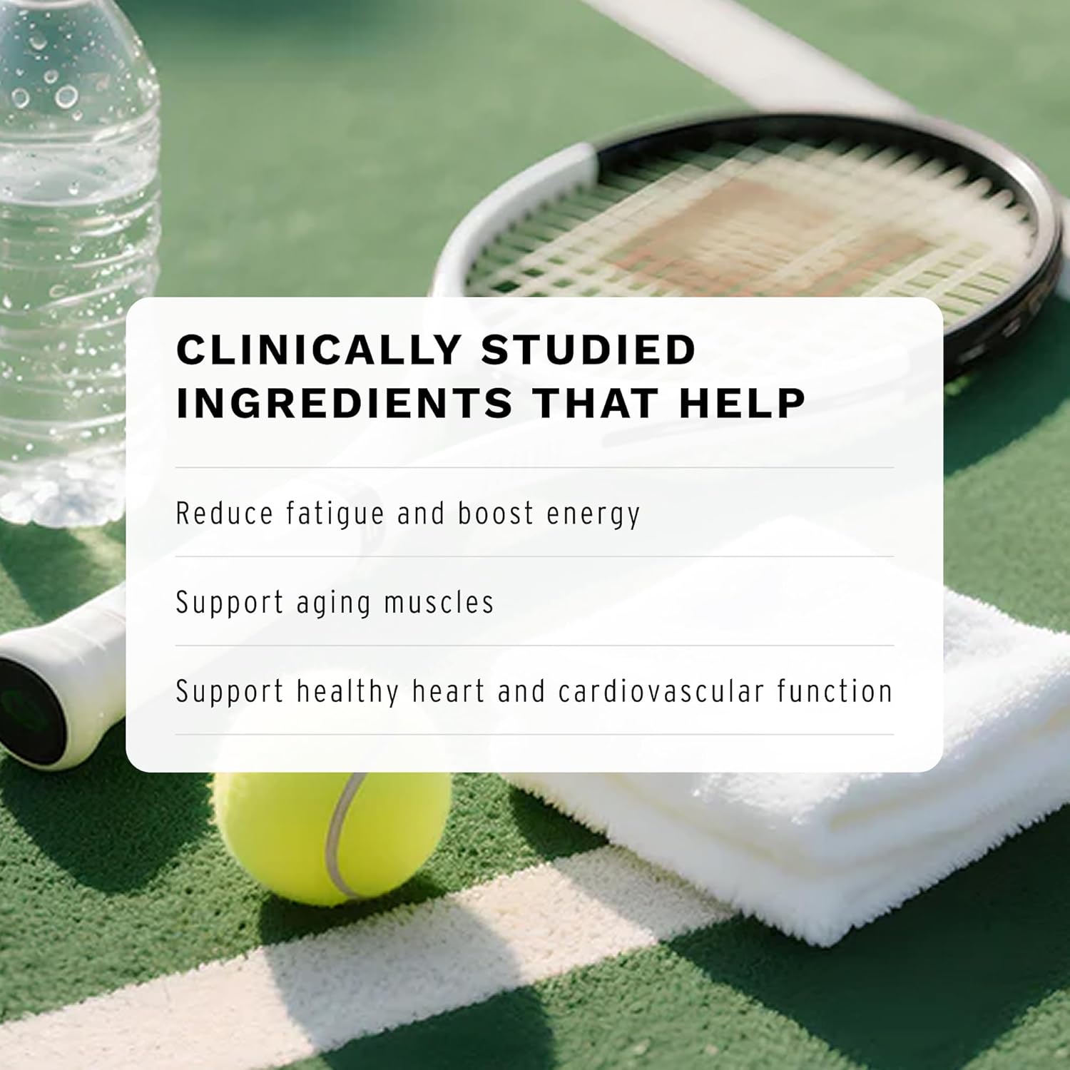 Ageless Energy Powder – CoQ10 Supplement w/Taurine, Vitamins B6 & B12 & ATP – Helps Improve Energy & Heart Function, Reduce Muscle Fatigue – 30 Stick Packs, Orange Pomegranate - Image 2