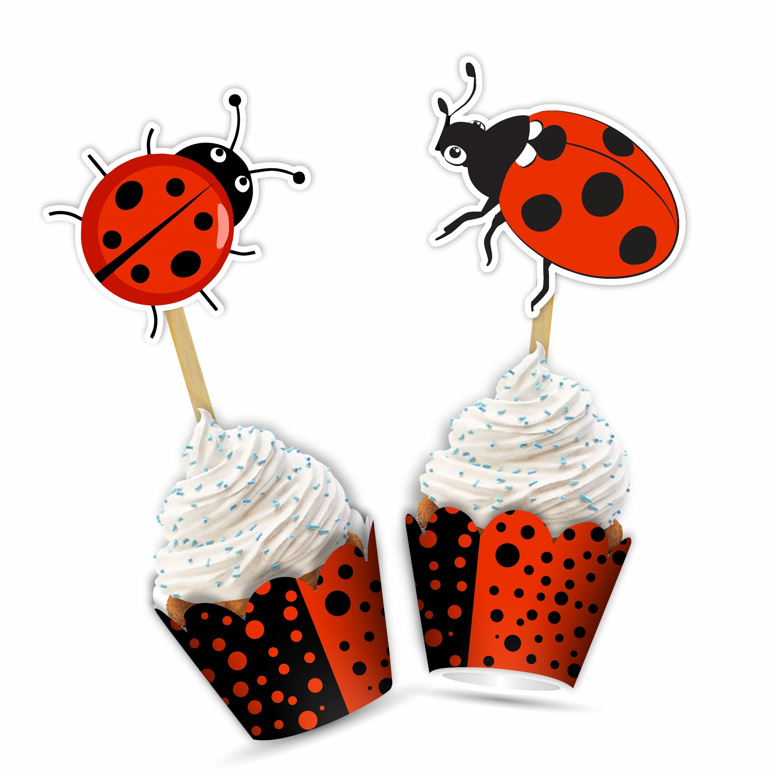 Seyal® Ladybug Cupcake Wrapper
