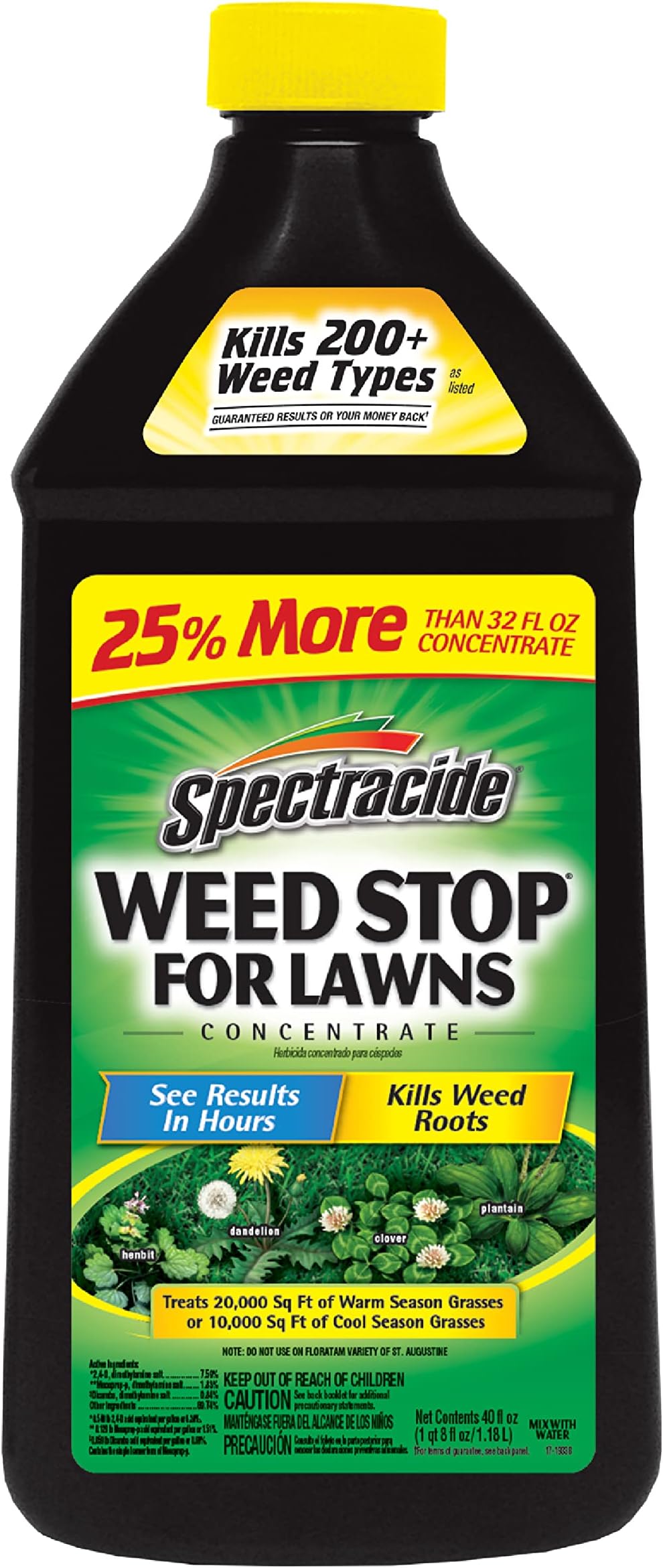 Spectracide Weed Stop For Lawns Concentrate 40 Ounces, 6 Pack