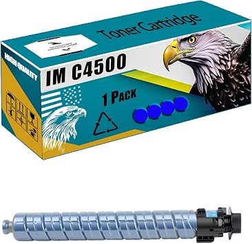 IM C4500 IM C6000 Toner Cartridge Compatible for Ricoh Savin Lanier IM C4500 IM C6000 IM C5500 Printers, High Production Replacement Cyan