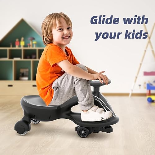 Miniatura 3 de GLAF Juguetes eléctricos para niños de 3 años en adelante, vehículos eléctricos con batería recargable de 12 V y pedal antivuelco, luces coloridas,