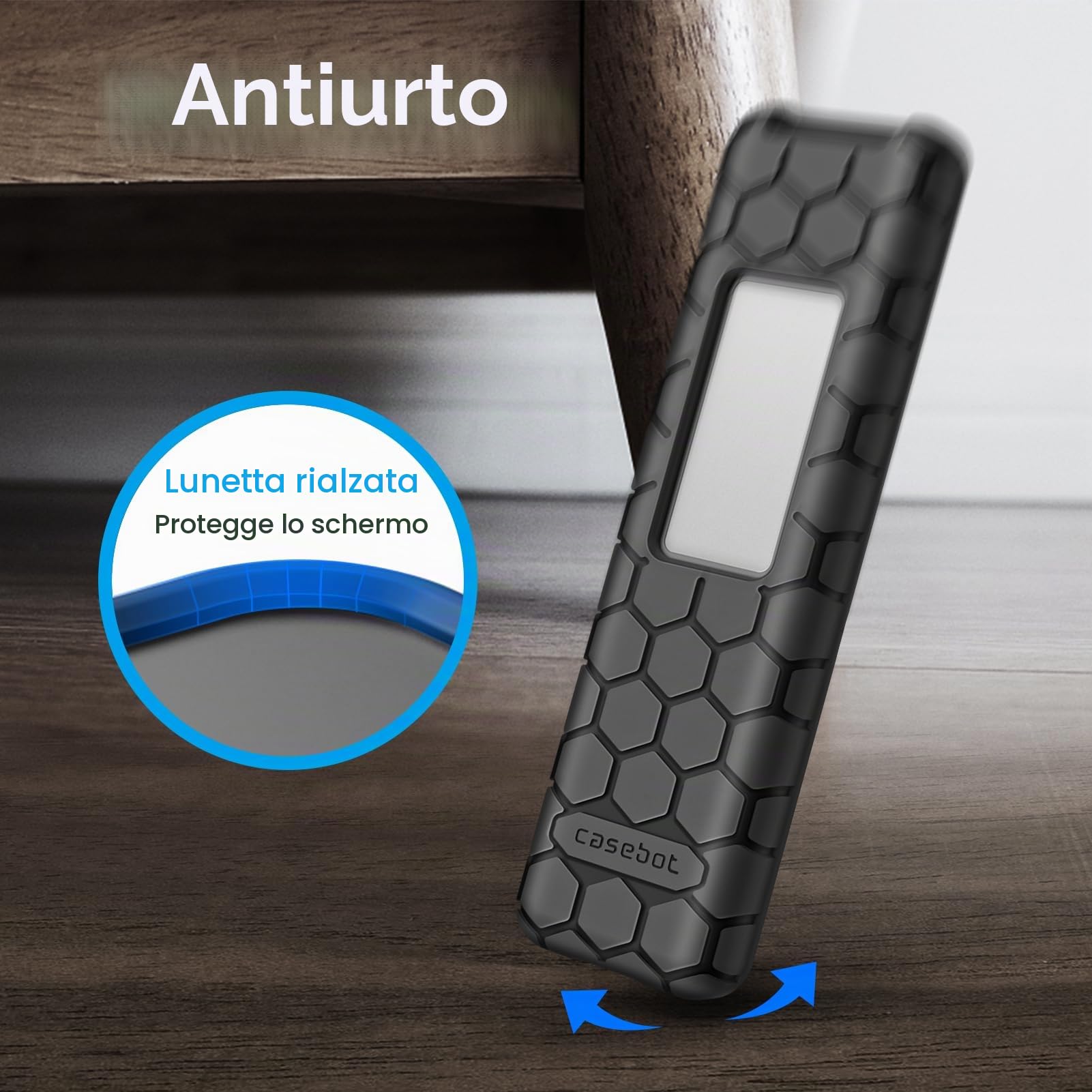 FINTIE Custodia Telecomando per Samsung Solar Cell TM2560E TM2360E TM2360F TM2361F TM2361E BN59-01480A BN59-01455A BN59-01436A BN59-01432A, Cover in Silicone Antiurto Antiscivolo Leggera, Nero