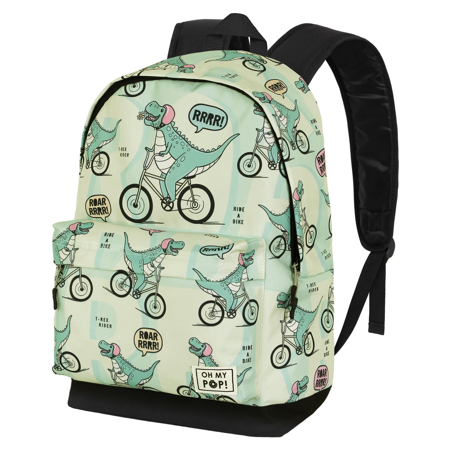 Oh My Pop! Dinorrr-FAN HS Backpack 2.0, Green