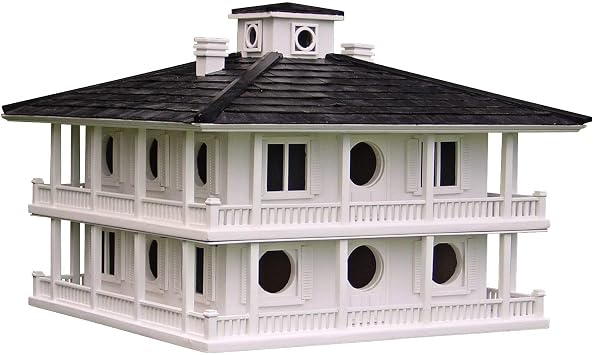 Home Bazaar Clubhouse Birdhouse For Purple Martins, White