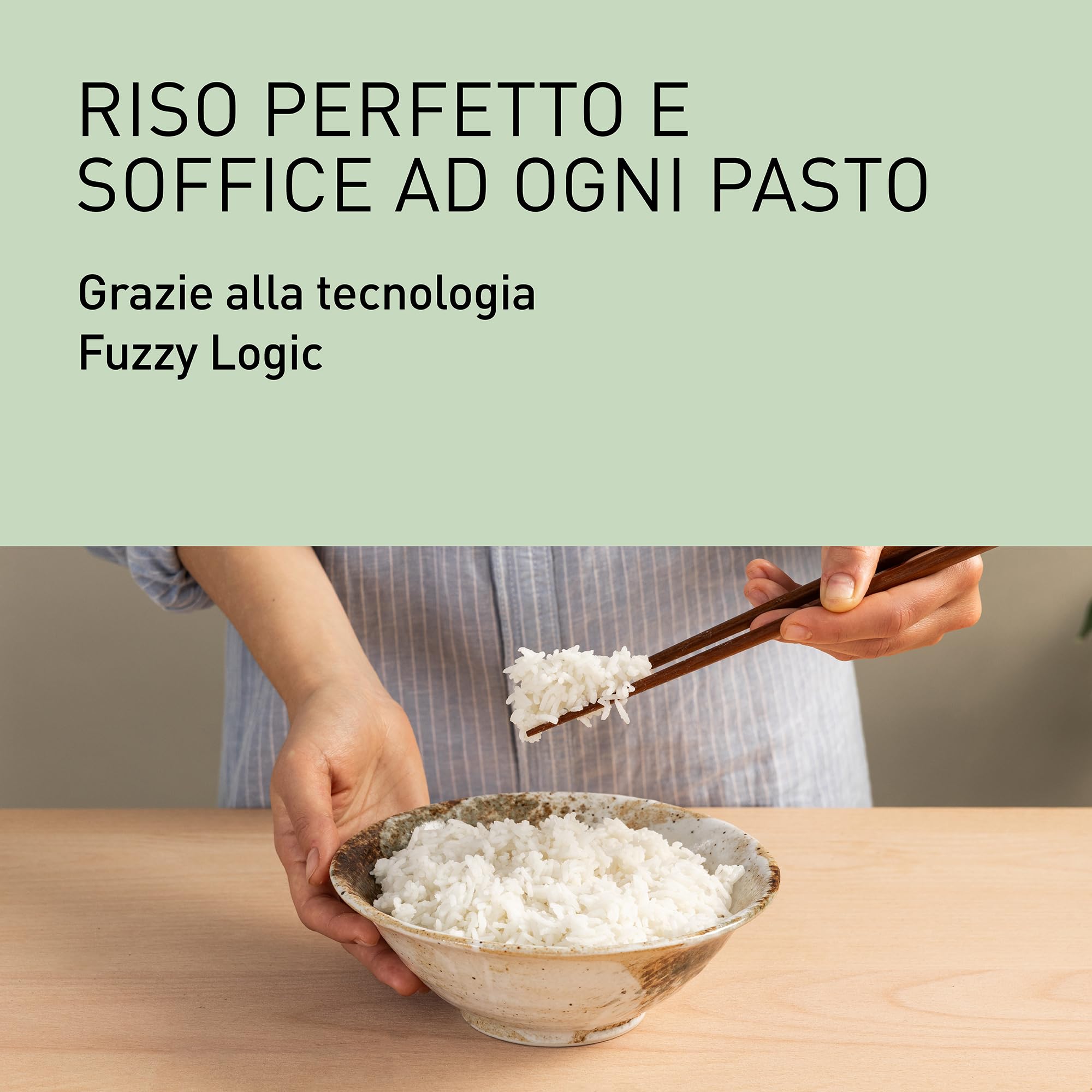 Panasonic Cuociriso Automatica con Vapore Fuzzy Logic, 1,5 litri, Nero