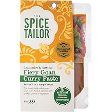 The Spice Tailor Fiery Goan Indian Curry Paste, 120 g Pack of 7