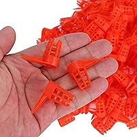 Vista 7 de 250 piezas de apertura de plástico, cubierta protectora de celda de jaula protector de célula reina Bee Queens Suministros de herramientas