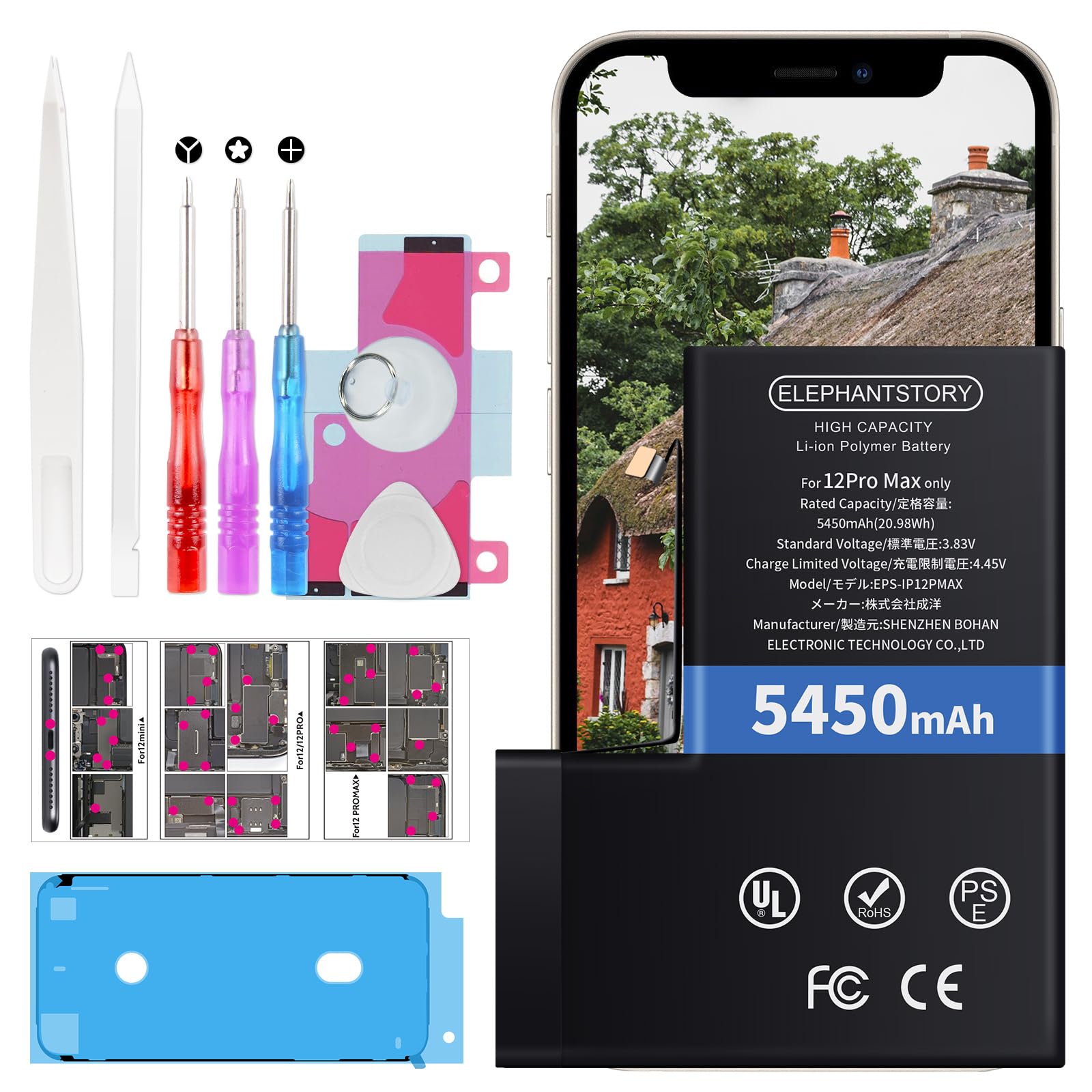 Flex de Antena Bluetooth para Iphone 12 Pro Max A2342, A2410, A2411
