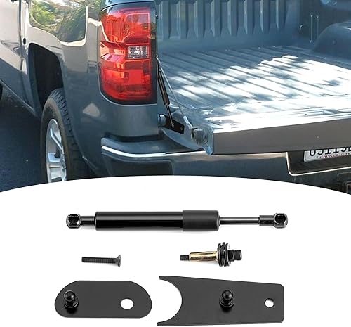 Wsays Asistencia para portón trasero, color negro, compatible con Chevy Silverado 2007-2018GMC Sierra 1500 2500HD 3500HD