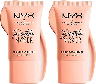 NYX PROFESSIONAL MAKEUP Bright Maker Brightening Primer, Vegan Face Primer (Pack of 2)